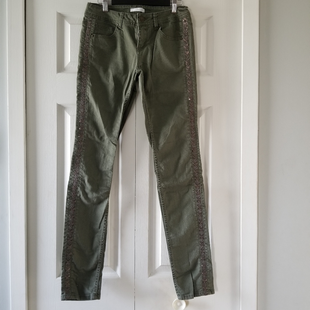 👖PROMOD ARMY GREEN SKINNY JEANS
